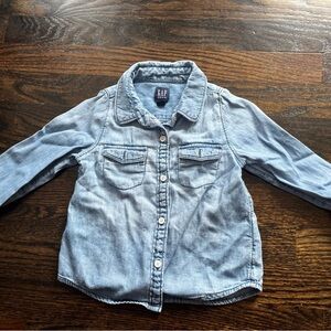 Chambray Button Down- Baby Gap